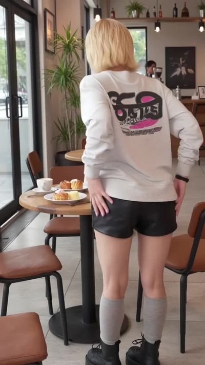 Somi - sex in cafe