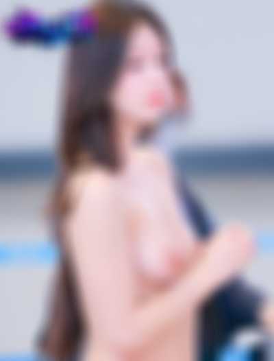 Yuna - public nude