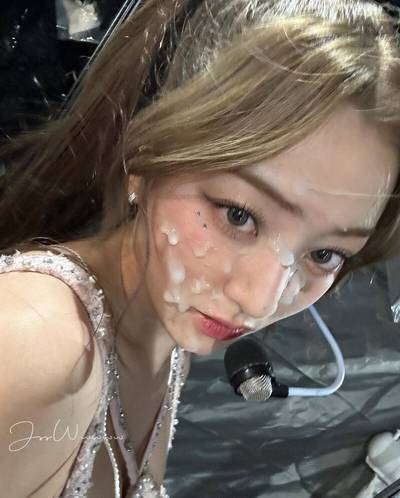 Jihyo - bukkake